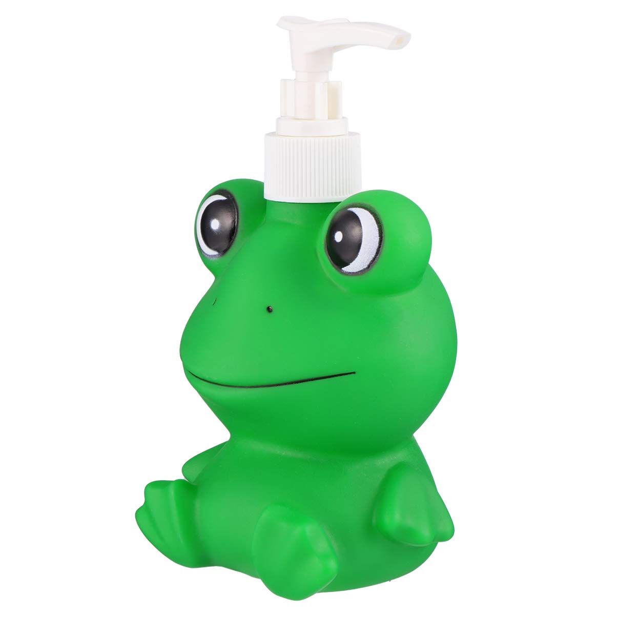 Cabilock Soap Dispenser, Kids Hand Wash Bottle, Cartoon Hand Soap Dispenser Empty Shampoo Shower Gel Bottles for Bathroom Kitchen(Green, 300ml)