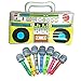 GuassLee Inflatable Boom Box PVC Radio for Inflatable Props 80s 90s Party Decorations