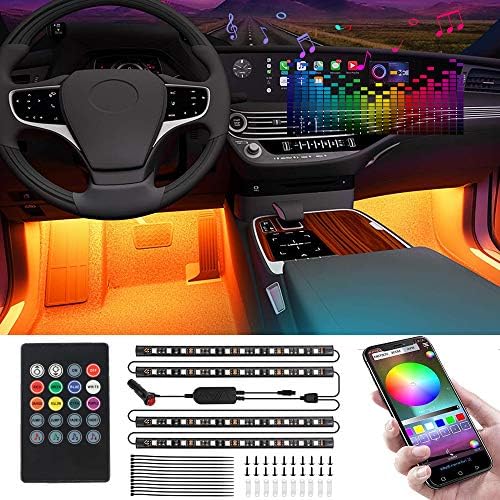 CT CAPETRONIX Interior Car Lights, Car led strip lights interior with