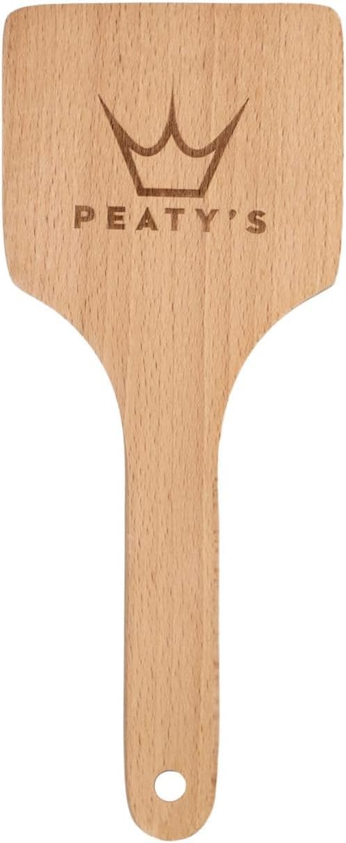 Peaty's Bicycle Tyre Cleaning Brush - Durable Bike Cleaning Brushes for Tyres, Beech Wood Handle, Stiff Stepped Bristles & Wide Brush Head, For MTB, Road and Gravel Bikes