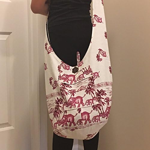 Good quality Hippie Boho Asian Thai Style Hand Made cotton Fabric Woven Sling Shoulder Tote cross body bag From Chiangmai Thailand Christmas Gift