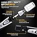 Nose Hair Trimmer for Men Women, POPPYO 2019 Professional Nose, Ear Hair Trimmer Clipper, Waterproof Stainless Steel Blade, Wet/Dry, Battery-Operated, All in 1 Hair Remover Set