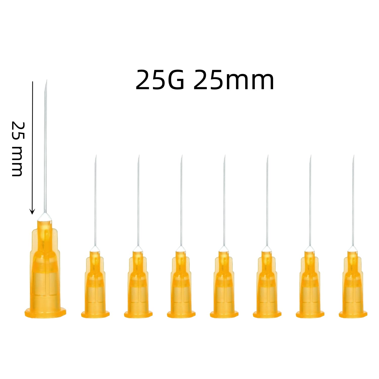 100Pack 25Ga 1Inch/25mm Disposable Dispensing Lab Supplies - Want It All