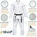 Hawk Sports Brazilian Jiu Jitsu Gi for Men and Women, Ultra-Light Extra Tough Premium Fabric BJJ Gi for Martial Arts Training & Competition, Comfy BJJ Gear - Size A4, White