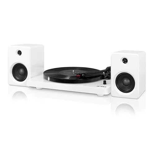 Victrola Modern 3-Speed Bluetooth Turntable with 50 Watt Speakers