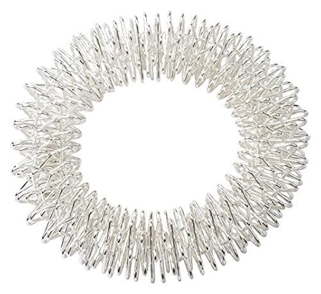 Akupressur Massagering fürs Handgelenk in silber