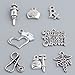 BNQL 16pcs Medical Nurse Charms Collection for Jewelry Making (Medical Nurse)