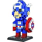 New LOZ Diamond Blocks Nanoblock-The Avengers Captain America-Educational Toy 190pcs
