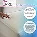 LRKC 100% Waterproof Protector Queen Size-Vinyl Free/Hypoallergenic Mattress Pad Cover, 11 x 9 x 2.5