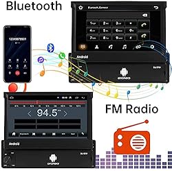 Android 10.1 Car Stereo with GPS WiFi, Single Din