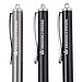 The Friendly Swede Mesh Tip Stylus Pen for Touchscreen — 3-Pack Micro-Knit Capacitive Stylus Pen for iPad & iPhone with 3 Replaceable Fiber Tips, Elastic Lanyards & Screen Cleaning Cloth