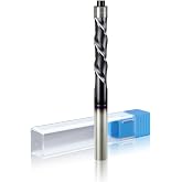 CSOOM Down Cut Spiral Flush Trim Router Bit with Double Ball Bearing, 1/4" Shank 1-1/8" Cutting Length,Carbide Spiral Pattern Router Bit for Woodwoking(1/4 * 1-1/8 * 3" Down Cut)