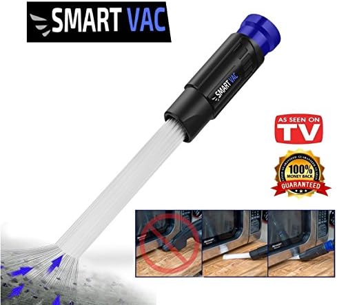 SMARTVAC Universal Vacuum Cleaner Attachment - Dust &amp; Dirt Remover Component - dust cleaner Flexible Brush Tool for Drawers, Corners, Pets &amp; Air Vents - Dust Brush Strong Suction Tubes for Home or Car