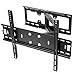 Sunydeal TV Wall Mount Bracket for most 26-65 Inch LED, LCD, OLED and Plasma Flat Screen TV, with Full Motion Swivel Articulating Dual Arms, up to VESA 400x400mm and 120 LBS with Tilting