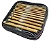 D-FantiX 20 Pcs Bamboo Crochet Hooks Set Ergonomic Knitting Hooks with Compact Carry Case