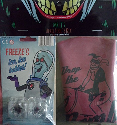 Mr J's April Fool's Kit! Freeze's Ice, Ice Babies & Harley Quinn Whoopee Cushion