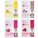 Dermal Collagen Essence Full Face Facial Mask Sheet 8 Combo Pack (Set-D)