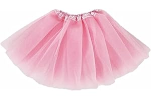 ASLANA Kids Tutu Skirts 3 Layered Tulle, Fit Most 4-11 yrs Little & Big Girls for Dance Party Costume