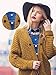 Jetec 6 Pcs Sweater Closure Clips for Cardigans Pearl Dress Shawl Collar shirt Brooch Clips for Women Decor(Classic Style)