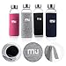 HACI Color 18.5 oz Glass Water Bottle - Eco-Friendly Shatter Resistant Borosilicate Glass Bottle, BPA, PVC and Lead Free, Portable with Nylon Sleeve