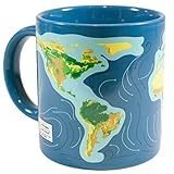 Climate Change Disappearing Coffee Mug - Add Hot Liquid and Watch What Will Happen When The Ice Caps Melt - Comes in a Fun Gift Box - by The Unemployed Philosophers Guild