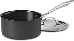 Cuisinart GG192-18 Green Gourmet Hard-Anodized Nonstick 2-Quart Saucepan with Cover