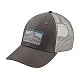 Patagonia Line Logo Badge LoPro Trucker Hat Grey OS
