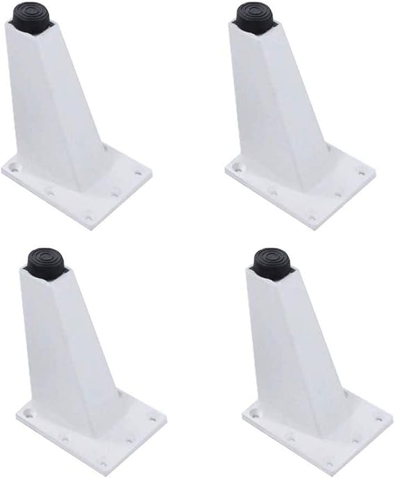 Paquete de 4 patas de metal para muebles, patas de armario de aleación