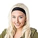 Hipsy Adjustable & Stretchy Basic Xflex Wide Headbands for Women Girls & Teens