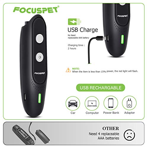 FOCUSPET Barking Dog Deterrent Ultrasonic, Anti Bark Control Device 3