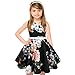 Girls 50s Vintage Swing Rockabilly Retro Sleeveless Party Dress for Special Occasion