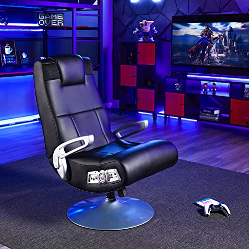 X Rocker SE Pro Video Gaming Lounging Pedestal Chair, Wireless Audio, 2