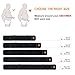 Fullmosa Concealed Carry Holster, Mi Belly Band Holster for Handgun, Elastic Hand Gun Holder Waist Holsters Pistols Revolvers IWB Holster with Mag Pouches, Back Draw -B-XXL