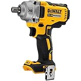 DEWALT 20V MAX XR Cordless Impact Wrench Kit with Detent Pin Anvil, 1/2-Inch, Tool Only (DCF894B)