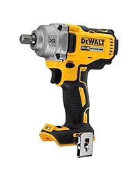 DEWALT - Kit de llaves de impacto inalámbricas XR de 20 V máx. con detector Anvil, 1 2", solo herramienta (DCF894B)