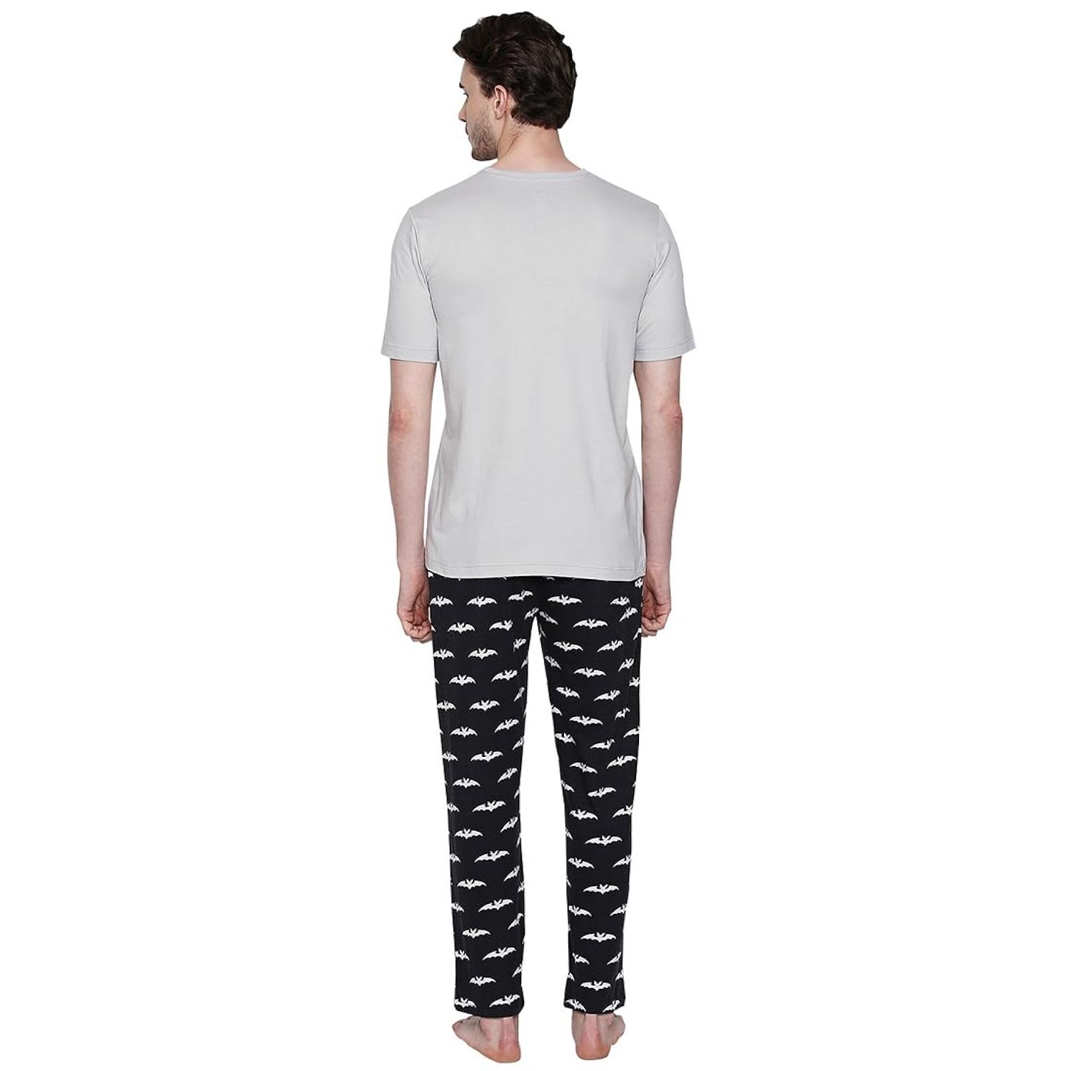 the bats mens cotton pajama set