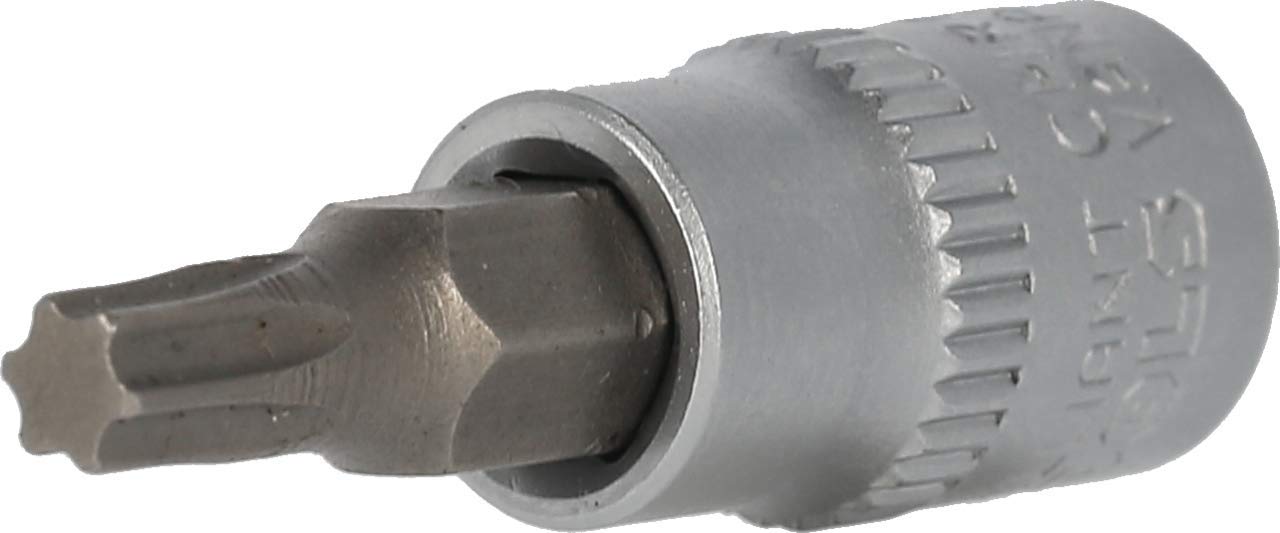 BRILLIANT TOOLS BT020984 1/4 Inch Torx Screwdriver Bit with Bore 38 mm T25 [Powered by KS Tools]