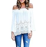 OMBabe Women's Off Shoulder Hollow Crop Tank Top T-Shirts