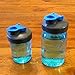 Classic Blue Glass Mason Jar Drinking Bottle by County Line Kitchen with Durable, Convenient Flip Cap Lid, Drinking or Storage Container, Leakproof, 1 Quart by County Line Kitchen