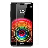 LG X Power Screen Protector, Yihailu X Power Tempered Glass Screen Protector Ultra Clear HD Clarity 9H Hardness 2.5D Arc Anti-Bubble Film - Retail Package