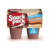 Snack Pack Sugar-Free Chocolate Pudding Cups, 4
