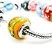 TOAOB 50pcs Lampwork Beads Assorted Large Hole 14mm for Ladies European Snake Charm