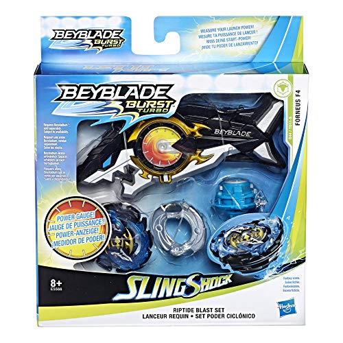 Hasbro Beyblade E5566EU5 Beyblade Burst Original Turbo Slingshock Riptide Blast Set