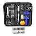 294 Pieces Professional Watch Repair Tool Kit with Case by Belle Vous - Watchmaker tools - Link Remover, Watch Pins, Changing Watch Battery, Back Case Opener, Watch Band Link Pin, Spring Bar Tool Set