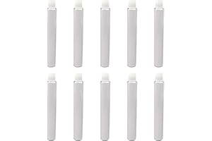 kowaku 10x Empty Aluminum Paint Tubes,Packing Sample Bottles Easy Use Storage Refillable Containers for Oil Gouaches Making P