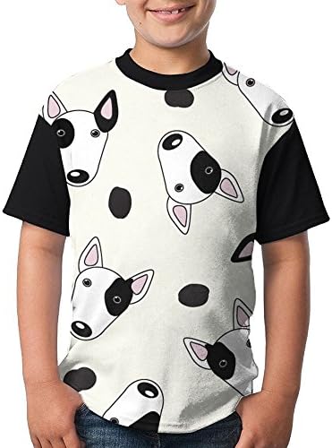 Sister Home Bull Terrier Face Teens Funny Raglan Undershirt