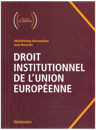 Droit institutionnel de l'Union européenne