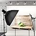 LimoStudio 700W Photo Video Studio Soft Box Lighting Kit, 24 x 24 Inch Dimension Softbox Light Reflector with Photo Bulb, Photography Studio, AGG814