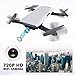 EACHINE Drone with Camera Live Video, E56 WiFi FPV Quadcopter with 2.0MP 720P HD Camera Gravity Sensor Mode Altitude Hold RC Foldable Selfie Pocket Drone APP Control RTF
