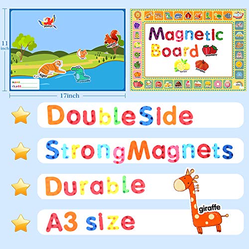 image for Soyee 244pcs Magnetic Letters and Numbers, Fridge Magnets for Refriger